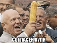  согласен хули