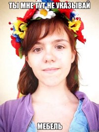 ты мне тут не указывай мебель