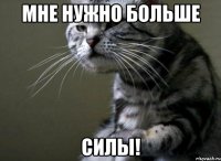 мне нужно больше силы!