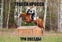 ТРАССА КРОССА ТРИ ЗВЕЗДЫ