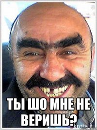  ты шо мне не веришь?