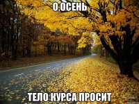 о,осень тело курса просит