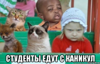 студенты едут с каникул