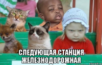  следующая станция железнодорожная