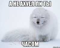 а не ахуел ли ты часом