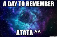 a day to remember атата ^^