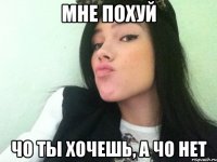 мне похуй чо ты хочешь, а чо нет