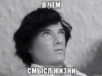 в чем смысл жизни