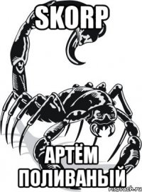skorp артём поливаный