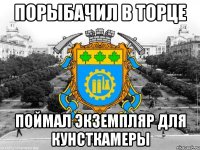 порыбачил в торце поймал экземпляр для кунсткамеры