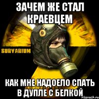 зачем же стал краевцем как мне надоело спать в дупле с белкой