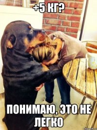 +5 кг? понимаю, это не легко