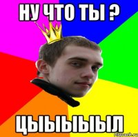 ну что ты ? цыыыыыл