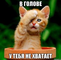 в голове у тебя не хватает