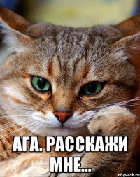  ага. расскажи мне...