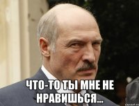  что-то ты мне не нравишься...