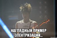  наглядный пример электризации...