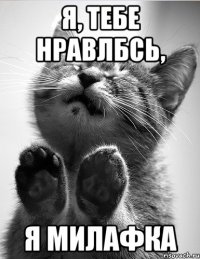 я, тебе нравлбсь, я милафка