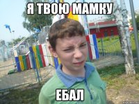 я твою мамку ебал