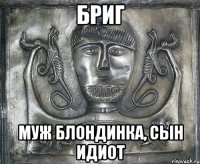 бриг муж блондинка, сын идиот
