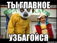 ты главное узбагойся