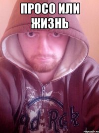 просо или жизнь 