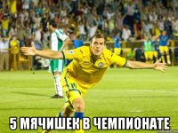  5 мячишек в чемпионате