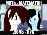 мать - математик дочь - нуб