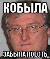 кобыла забыла поесть