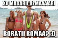 xo magarii dzmaaa ari boratii romaa? :d
