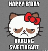 happy b'day darling sweetheart