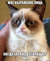 мое выражение лица когда харя не возвращает мк