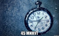  45 минут