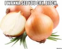 i wanna see you cry, bitch. 