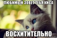 любимый зовет тебя киса восхитительно