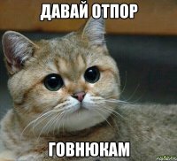 давай отпор говнюкам