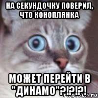 на секундочку поверил, что коноплянка может перейти в "динамо"?!?!?!