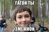 гагой ты змежной