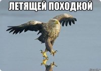 летящей походкой 