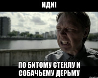 иди! по битому стеклу и собачьему дерьму