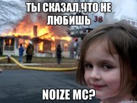 ты сказал,что не любишь noize mc?