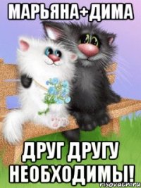марьяна+дима друг другу необходимы!