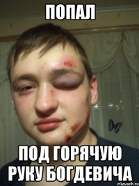 попал под горячую руку богдевича