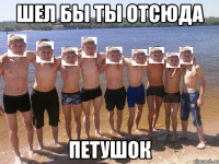 шел бы ты отсюда петушок