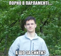 порно в парламенті.... а шо за сийти?