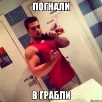 погнали в грабли