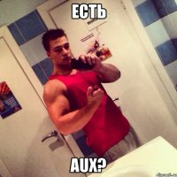 есть aux?