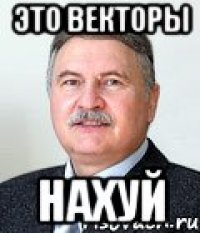 это векторы нахуй