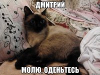 дмитрий молю, оденьтесь