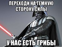 переходи на темную сторону силы у нас есть грибы